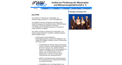 Desktop Screenshot of ifww-nrw.de