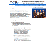 Tablet Screenshot of ifww-nrw.de